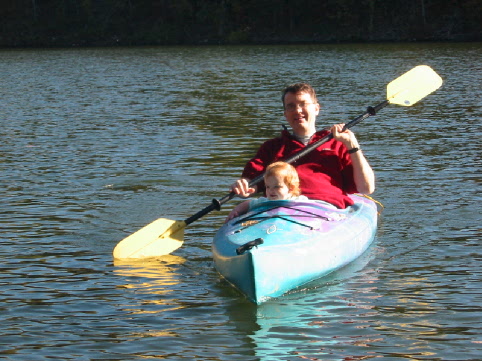 Jane and Randy kayaking Innsbrook